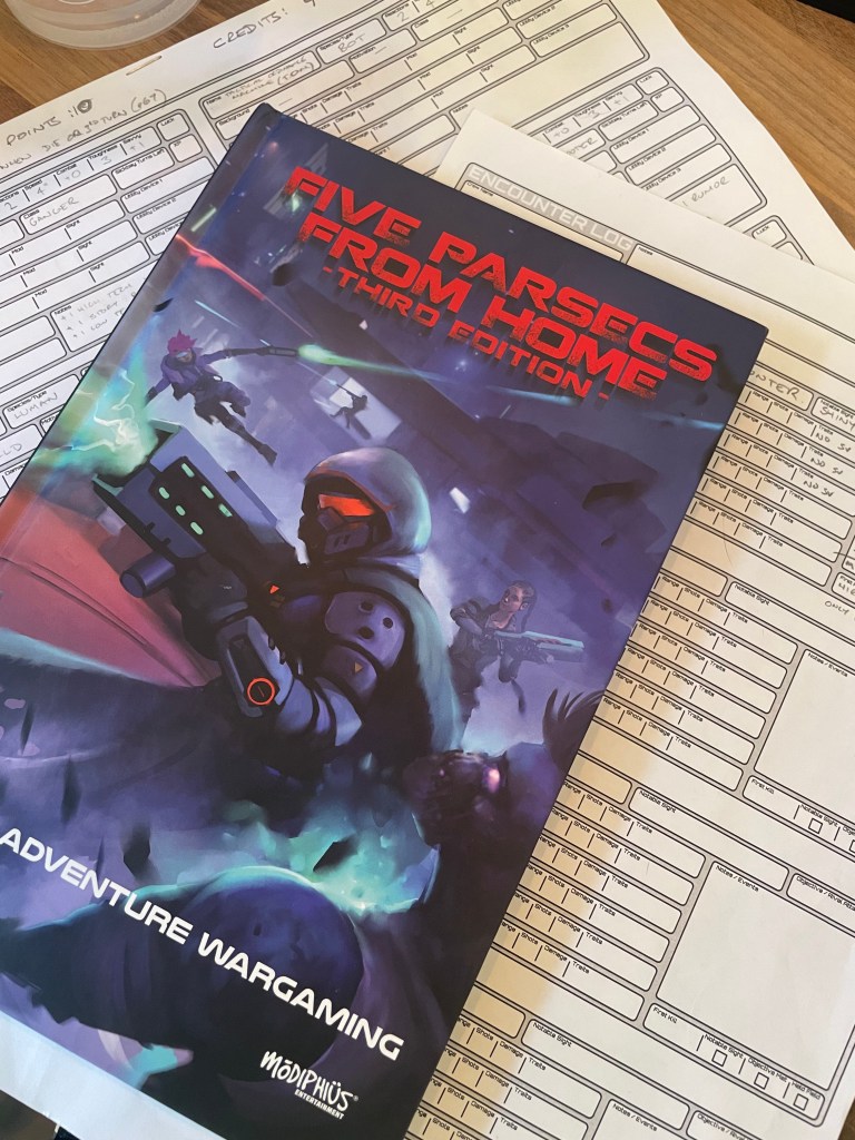 Episode 67 – Solitaire Wargaming with Five Parsecs from Home and One Page Rules Star&nbsp;Quest